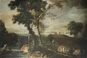 Landscape with Washerwomen RICCI, Marco